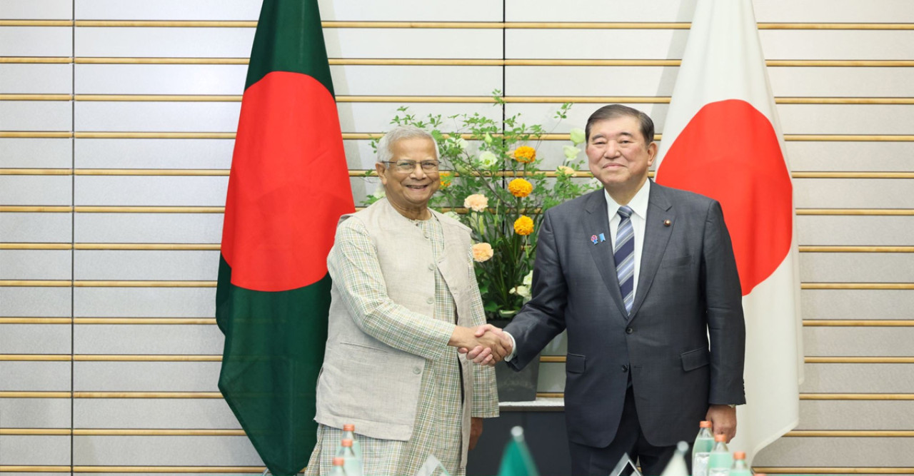 জাপান সফর শেষে ঢাকার পথে প্রধান উপদেষ্টা ড. মুহাম্মদ ইউনূস