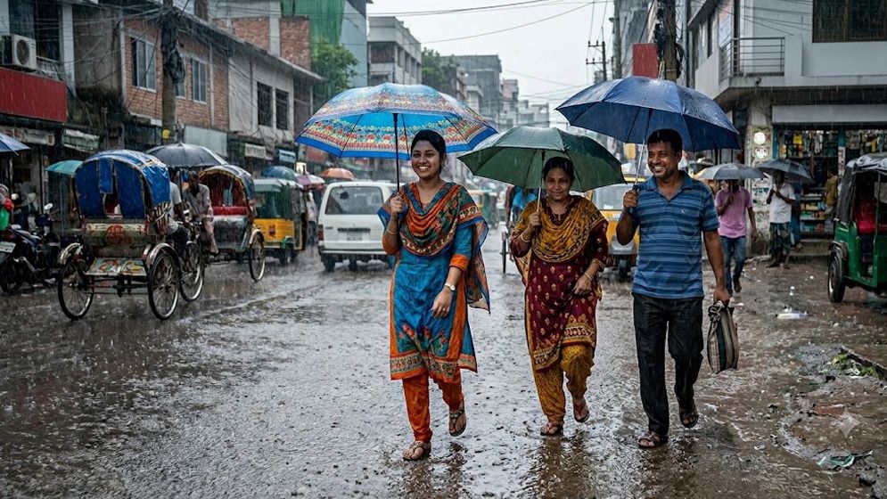 আগামী পাঁচ দিন বৃষ্টি-বজ্রবৃষ্টির আভাস, সারা দেশে ছড়িয়ে পড়তে পারে মৌসুমি বায়ু