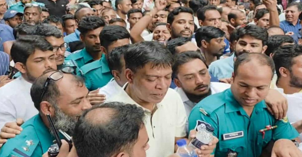 চার মামলায় দণ্ডিত বিএনপি নেতা মামুন হাসান কারাগারে