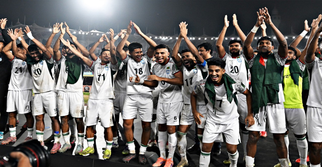 ভারতকে হারানোর পর ফিফা র‍্যাঙ্কিংয়ে ৩ ধাপ এগিয়ে ৯ বছরের সেরা অবস্থানে বাংলাদেশ
