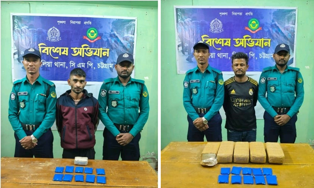 চট্টগ্রামের বাকলিয়ায় মাদকবিরোধী অভিযানে দুটি গাড়িসহ বিপুল ইয়াবা উদ্ধার