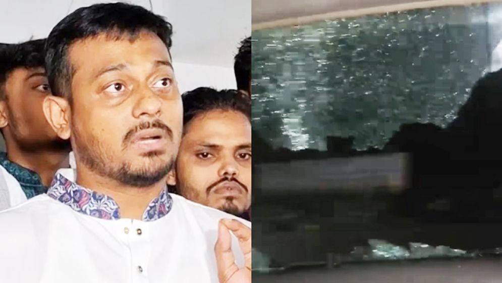 সিলেটে এনসিপির মুখ্য সমন্বয়ক নাসীরুদ্দীন পাটওয়ারীর গাড়িতে হামলার অভিযোগ