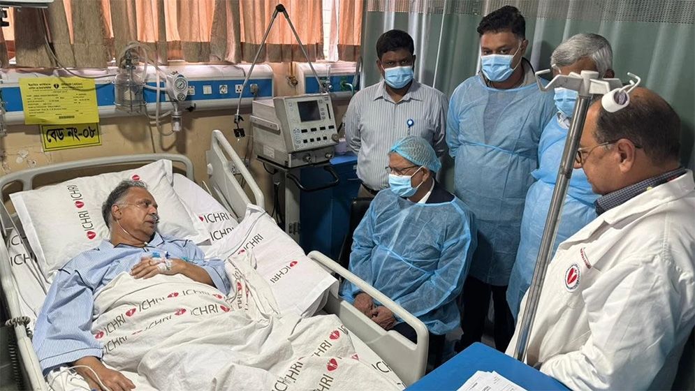 সিসিইউতে জ্বালানিমন্ত্রী টুকু, দেখতে হাসপাতালে রাষ্ট্রপতি
