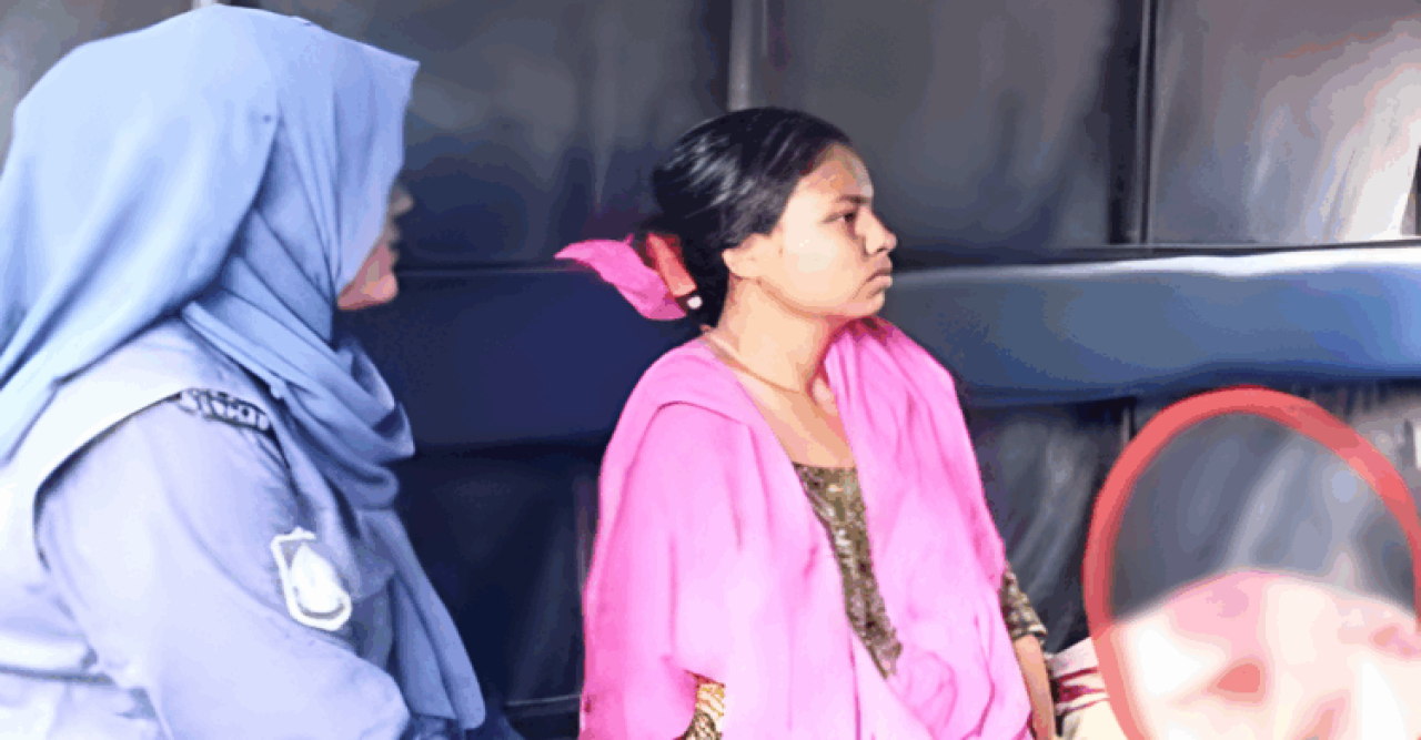 নিজের সন্তানকে হত্যা করার অভিযোগে এক মা আটক