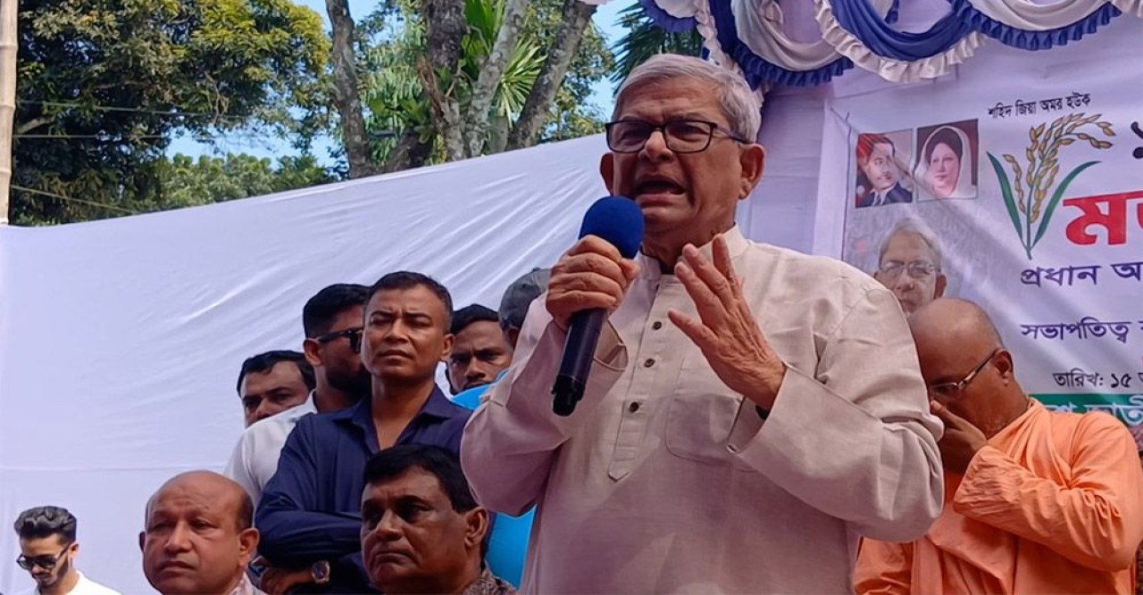 মির্জা ফখরুলের বার্তা: দেশ বাঁচাতে শান্তি ও গণভোট জরুরি
