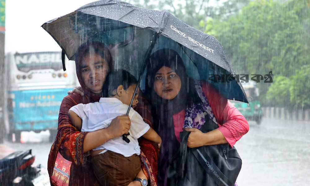 আগামী ২৪ ঘণ্টায় সারা দেশে বজ্রসহ বৃষ্টি, কোথাও কোথাও শিলাবৃষ্টির সম্ভাবনা