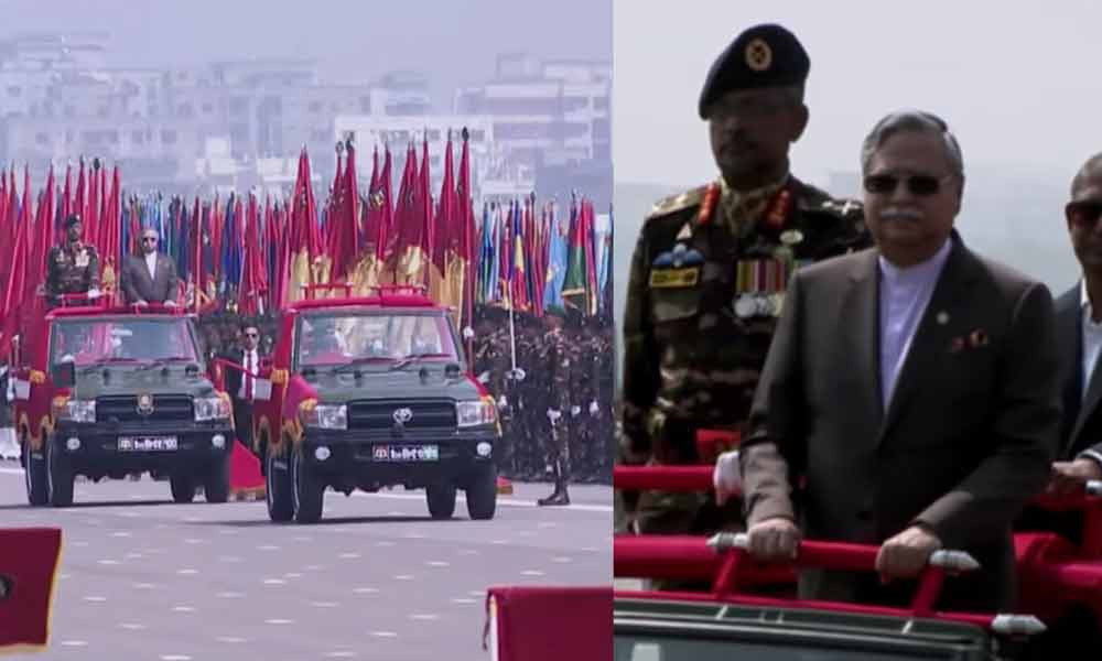 দেড় যুগ পর স্বাধীনতা দিবসে মনোমুগ্ধকর কুচকাওয়াজ