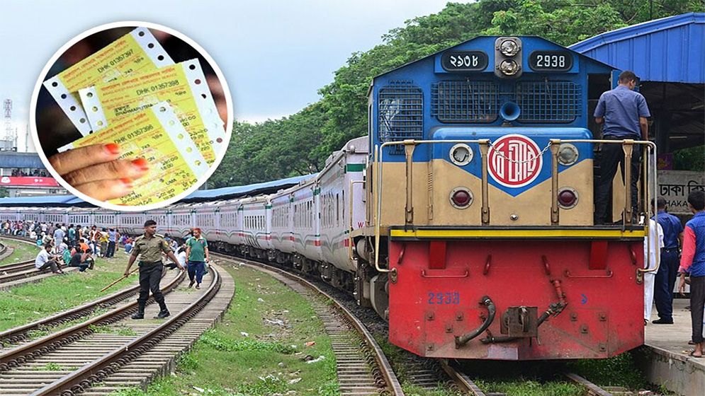 ঈদ শেষে ট্রেনে ফিরতি যাত্রা: আজ বিক্রি হচ্ছে ৩১ মে’র টিকিট