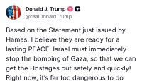 ইসরায়েলকে গাজায় বোমাবর্ষণ বন্ধের আহ্বান ট্রাম্পের