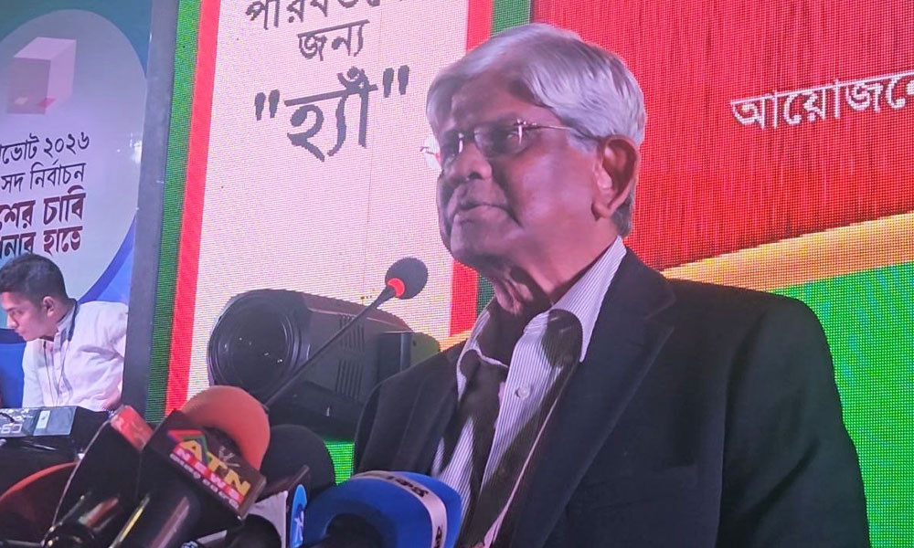 দেশকে আইসিইউ থেকে বের করা হয়েছে, এখন ‘হ্যাঁ’ ভোট দরকার: সালেহউদ্দিন আহমেদ