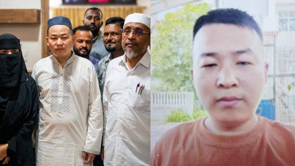 ফেসবুকের প্রেম থেকে পরিণয়, চীন থেকে এসে নেত্রকোনার তরুণীকে বিয়ে করলেন যুবক