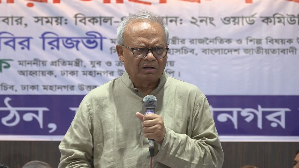 নিজেদের স্বার্থেই ভারত শেখ হাসিনাকে আশ্রয় দিয়েছে: রিজভী