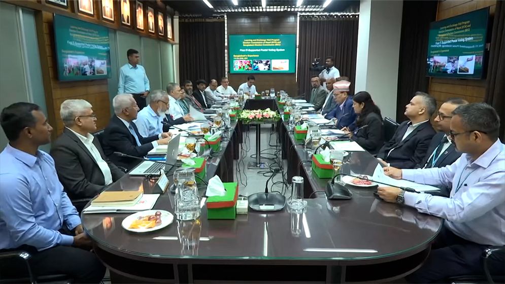 ইসির সঙ্গে নেপাল নির্বাচন কমিশনের প্রতিনিধি দলের বৈঠক