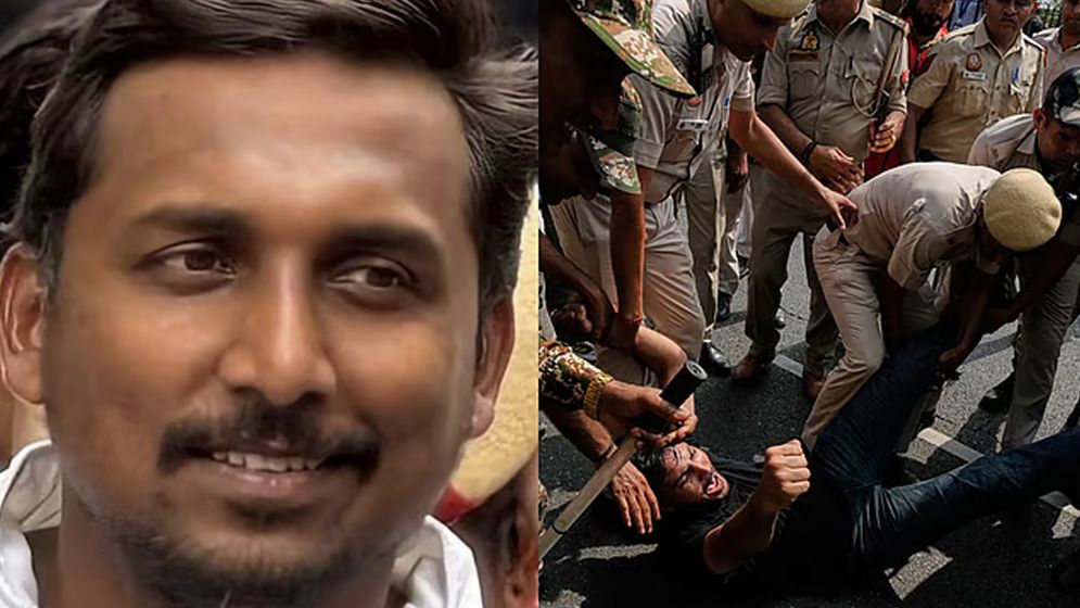 দীপকে আটক, দিল্লির বিক্ষোভের নেতৃত্বে অজিঙ্কা শিন্ডে